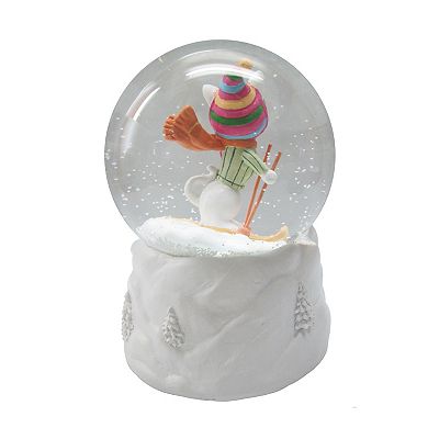 St. Nicholas Square® Skiing Holiday Cat Snow Globe Table Decor