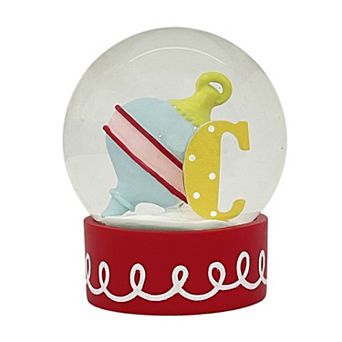 St. Nicholas Square® Monogram Mini Snow Globe Table Decor