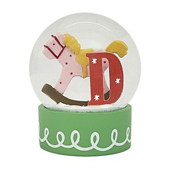St. Nicholas Square® Monogram Mini Snow Globe Table Decor