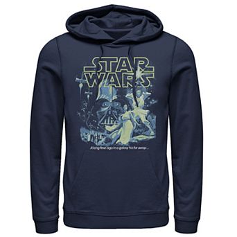 Men's Star Wars Vintage Distressed Graphic Hoodie