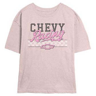 Juniors' Chevy Racing Skimmer Graphic Tee