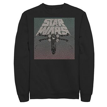 Men's Star Wars X-Wing Grunge Graphic Sweatshirt
