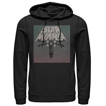 Men's Star Wars X-Wing Grunge Graphic Hoodie