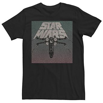 Men's Star Wars X-Wing Grunge Graphic Tee