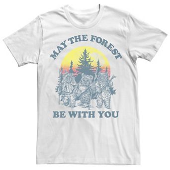 Men's Star Wars Ewok May The Forest Be With You Graphic Tee