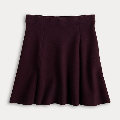 Women’s Nine West Flare Sweater Skirt