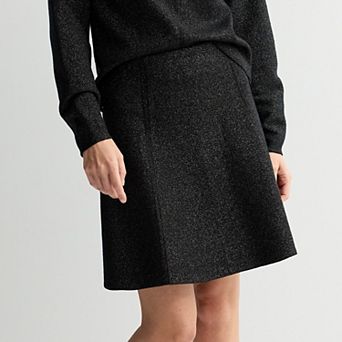Women’s Nine West Flare Sweater Skirt