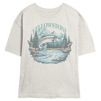 Juniors' Yellowstone Trout Skimmer Graphic Tee