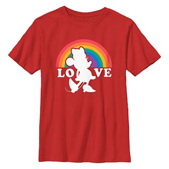 Disney's Minnie Mouse Proud Minnie Silhouette Boys 8-20 Graphic Tee