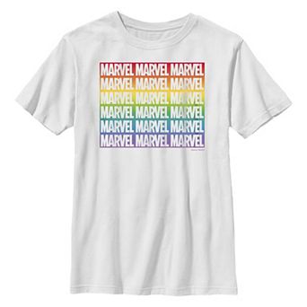 Boys 8-20 Marvel Boxed Gradient Graphic Tee