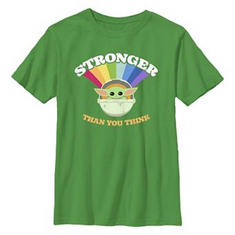 Boys 8-20 Star Wars The Mandalorian Stronger Grogu Graphic Tee