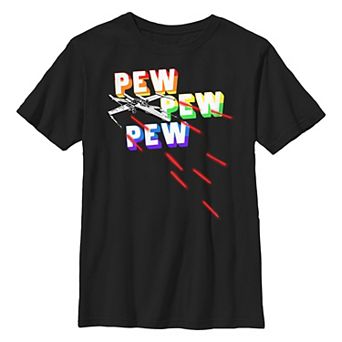 Boys 8-20 Star Wars X-Wing Pew Pew Pew Graphic Tee