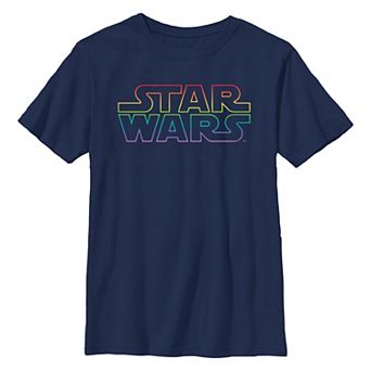 Boys 6-20 Star Wars Gradient Lines Graphic Tee