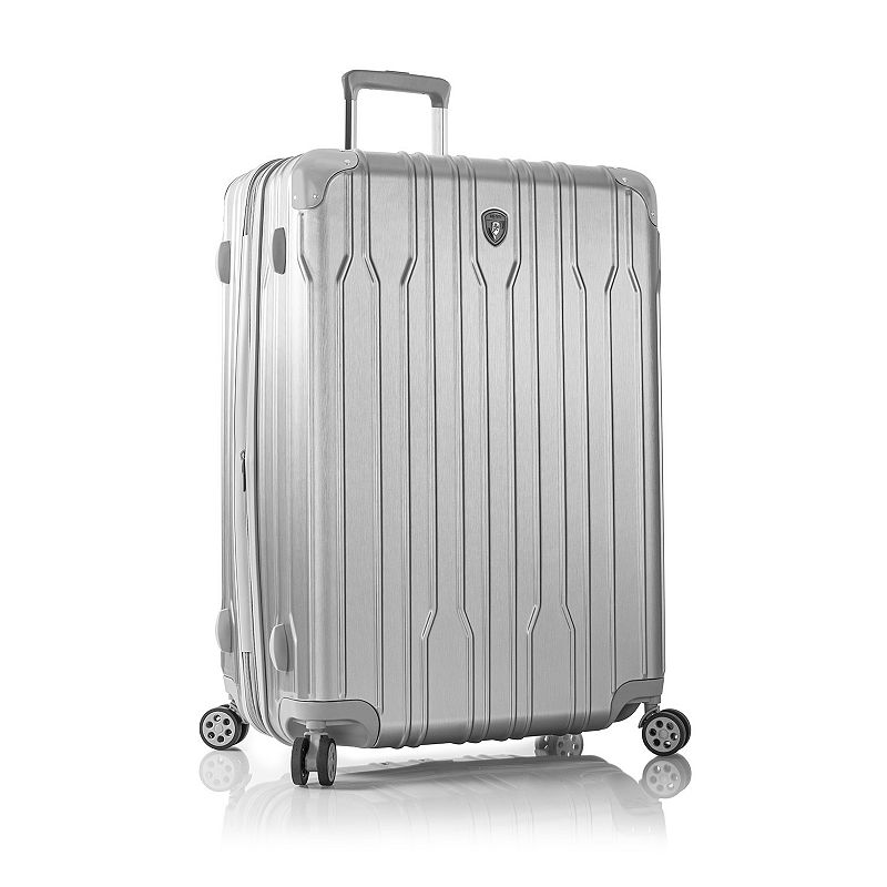 Heys Xtrak Hardside Spinner Luggage, Silver