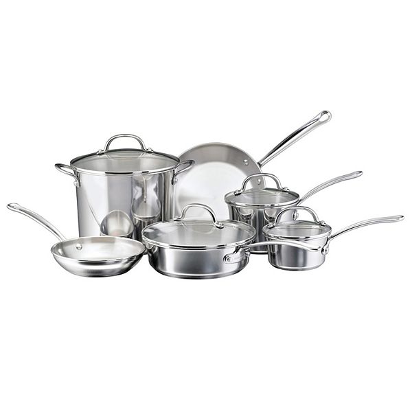 Farberware® Millennium 10-pc. Stainless Steel Cookware Set