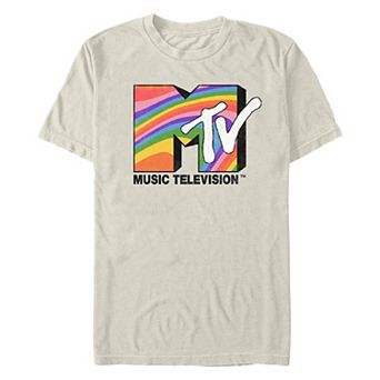 Men's MTV Rainbow Television Graphic Tee