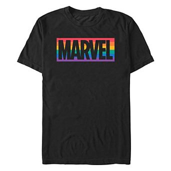 Men's Marvel Proud Color Logo Graphic Tee
