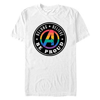 Men's Marvel Avengers Belong, Believe, Be Proud Graphic Tee