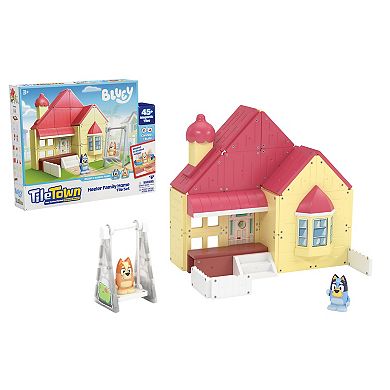 Tile Town Bluey Heeler Home Magnetic Tiles Playset