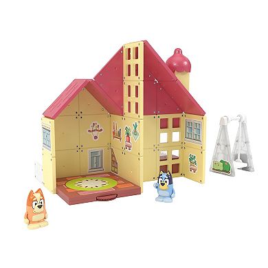 Tile Town Bluey Heeler Home Magnetic Tiles Playset
