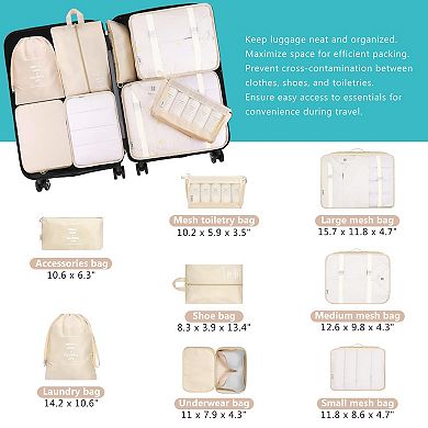 Merax Hardshell ABS Luggage Set - Lightweight & Durable Suitcases with Dual Spinner Wheels