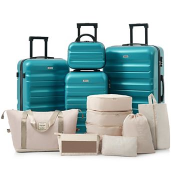Merax Hardshell ABS Luggage Set - Lightweight & Durable Suitcases with Dual Spinner Wheels