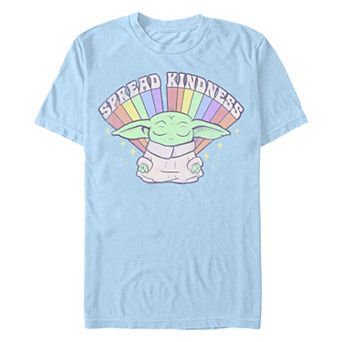 Men's Star Wars The Mandalorian The Child Spread Kindness Graphic Tee
