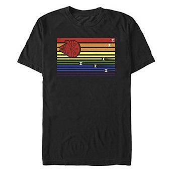 Men's Star Wars Rainbow Attack Graphic Tee