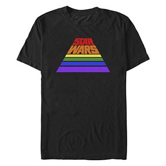 Men's Star Wars Slant Text Graphic Tee