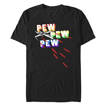 Men's Star Wars X-Wing Pew Pew Pew Graphic Tee
