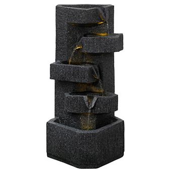 Modern Rock Water Fountain With LED