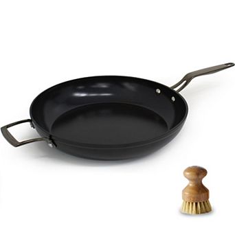 Blu. Cookware 12.6” Induction Frying Pan, Non-Toxic, Durable Non-Stick Ceramic