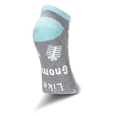 Women's No Place Like Gnome For The Holidays Low Cut Socks