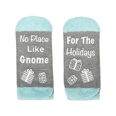 Women's No Place Like Gnome For The Holidays Low Cut Socks