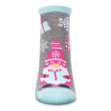 Women's No Place Like Gnome For The Holidays Low Cut Socks