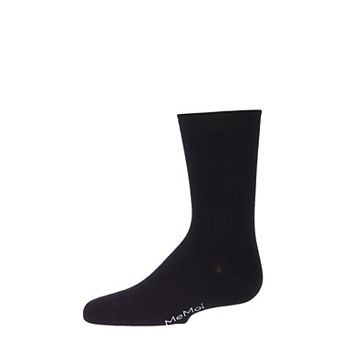 Woven Ribbed Blend Boy's Crew Socks