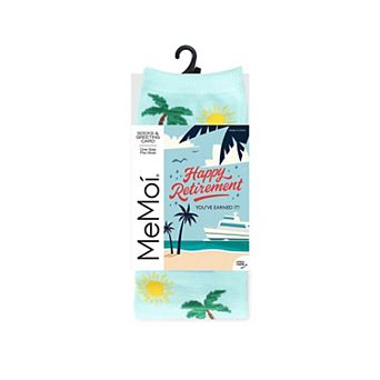 Women's Goodbye Tension Hello Pension Greeting Card Socks