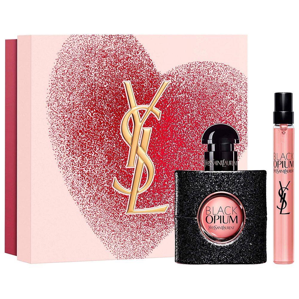 (M06)Yves Saint Laurent BLACK OPIUM セット Yves Saint Laurent Mini Black Opium Eau de Parfum Travel Gift Set Duo