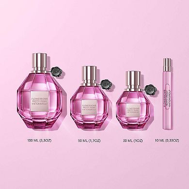 Flowerbomb Pretty Peony Eau De Parfum Travel Spray with Peony & Strawberry