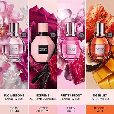 Flowerbomb Pretty Peony Eau De Parfum Travel Spray with Peony & Strawberry