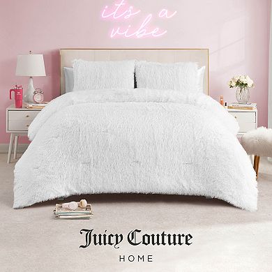 Juicy Couture Shaggy Comforter Set with Shams