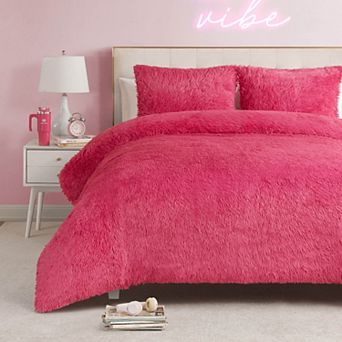 Juicy Couture Shaggy Comforter Set with Shams