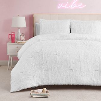 Juicy Couture Shaggy Comforter Set with Shams