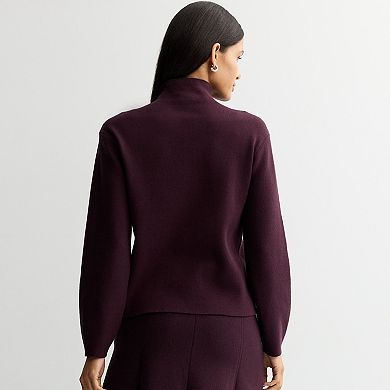 Women's Nine West Mock Neck Pullover Sweater