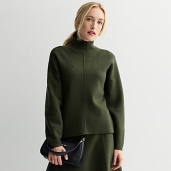 Women's Nine West Mock Neck Pullover Sweater