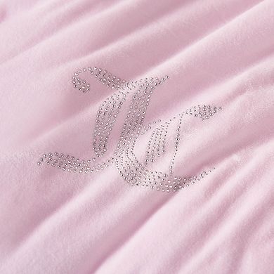 Juicy Couture Solid Velour Comforter Set