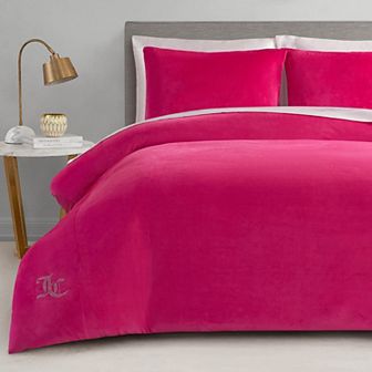 Juicy Couture Solid Velour Comforter Set