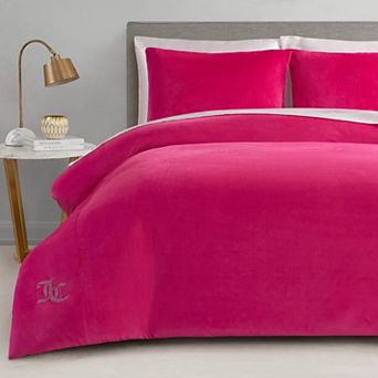 Juicy Couture Solid Velour Comforter Set