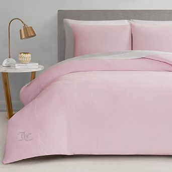 Juicy Couture Solid Velour Comforter Set
