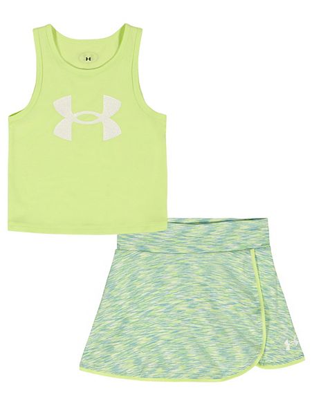 & Baby & Toddler Girl Under Armour Tank Top & Wrap Skort Set